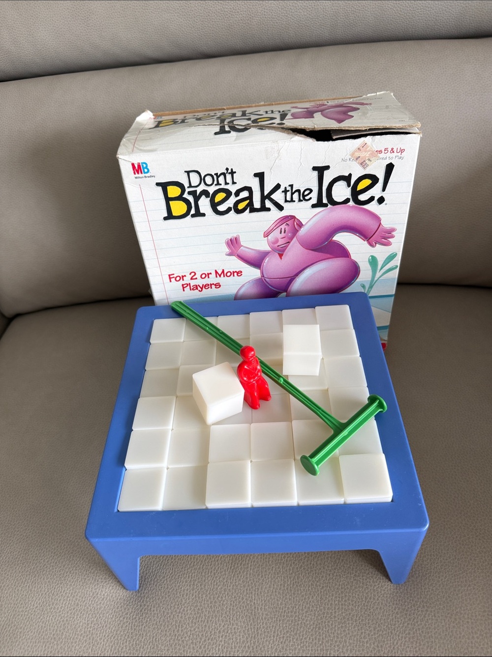 MB Don’t Break the Ice! Family Game — Blue, White & Red